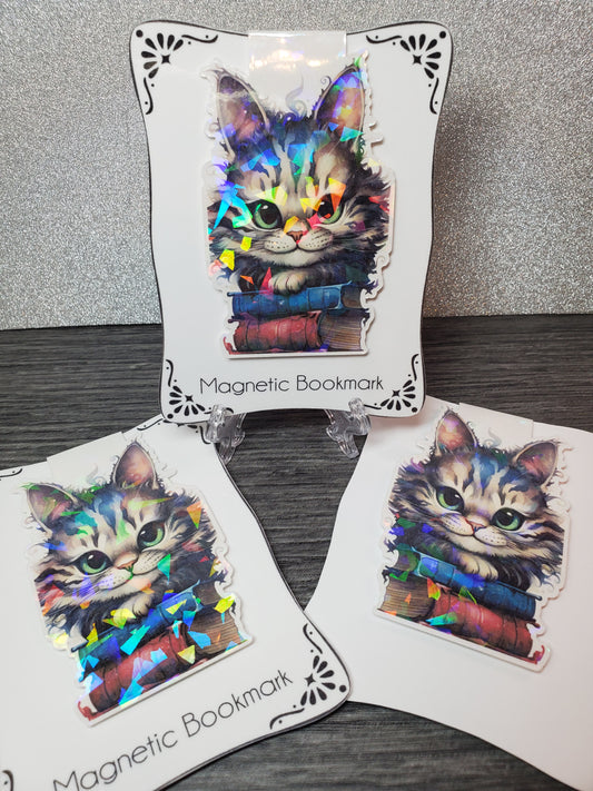 Prismatic Cheshire Cat Magnetic Bookmark