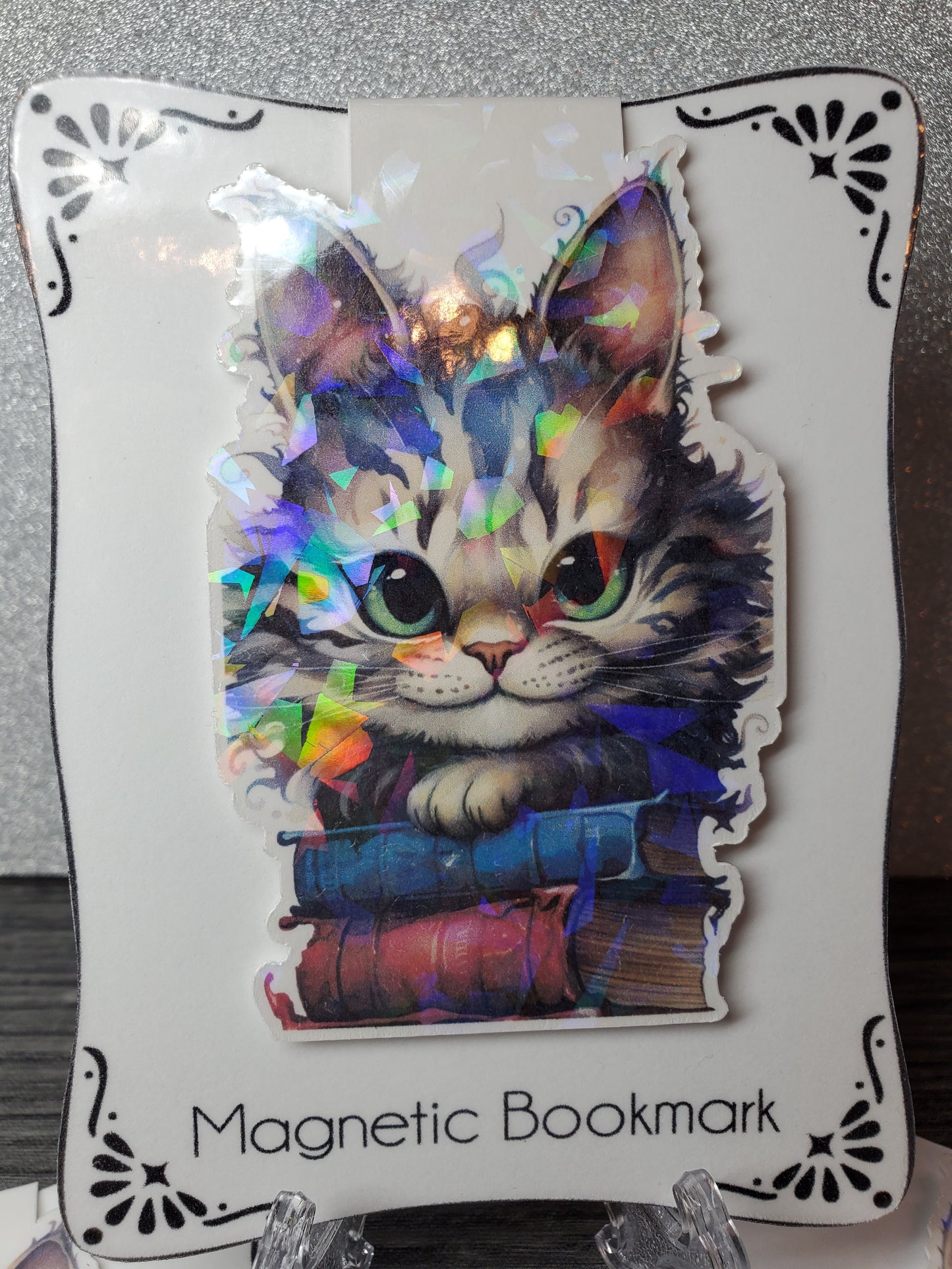 Prismatic Cheshire Cat Magnetic Bookmark