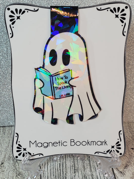 Holographic Reading Ghost Magnetic Bookmark