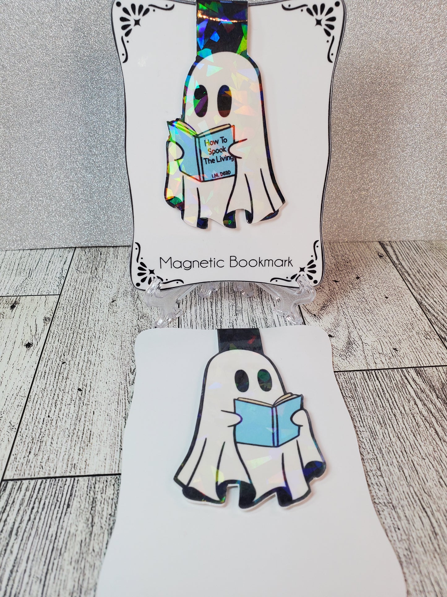 Holographic Reading Ghost Magnetic Bookmark