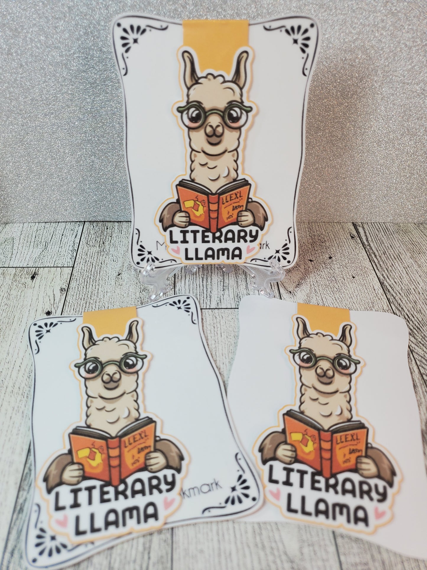 Literary Llama Magnetic Bookmark