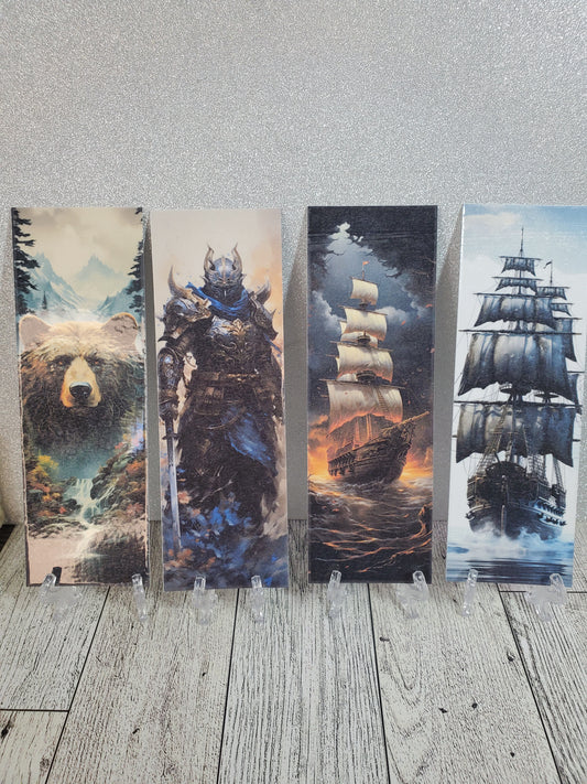 Adventurers Bookmark 4pc Collection