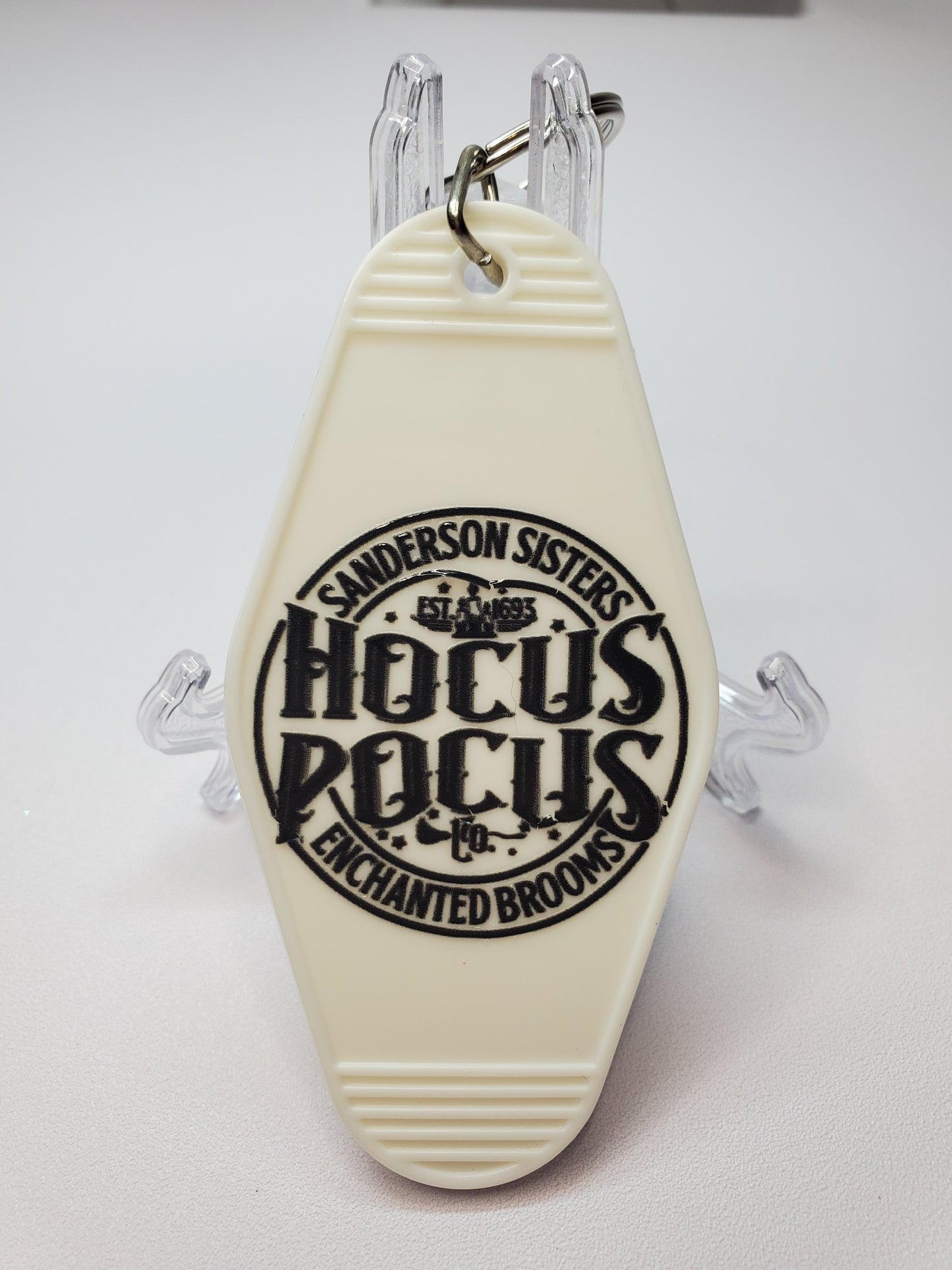 Hocus Pocus Sanderson Sisters Enchanted Brooms Motel Keychain