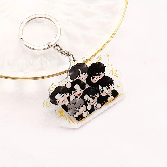 Cartoon Chibi K-Pop Acrylic Keychain