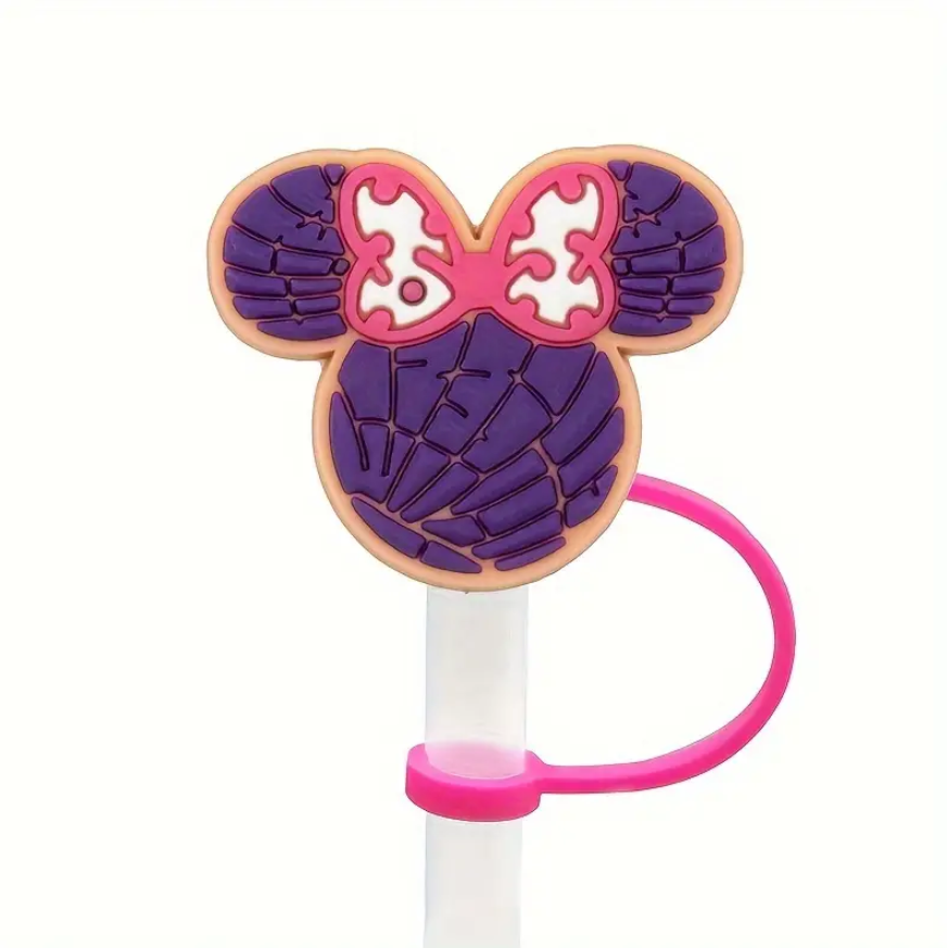 Mouse Ears Concha Straw Topper